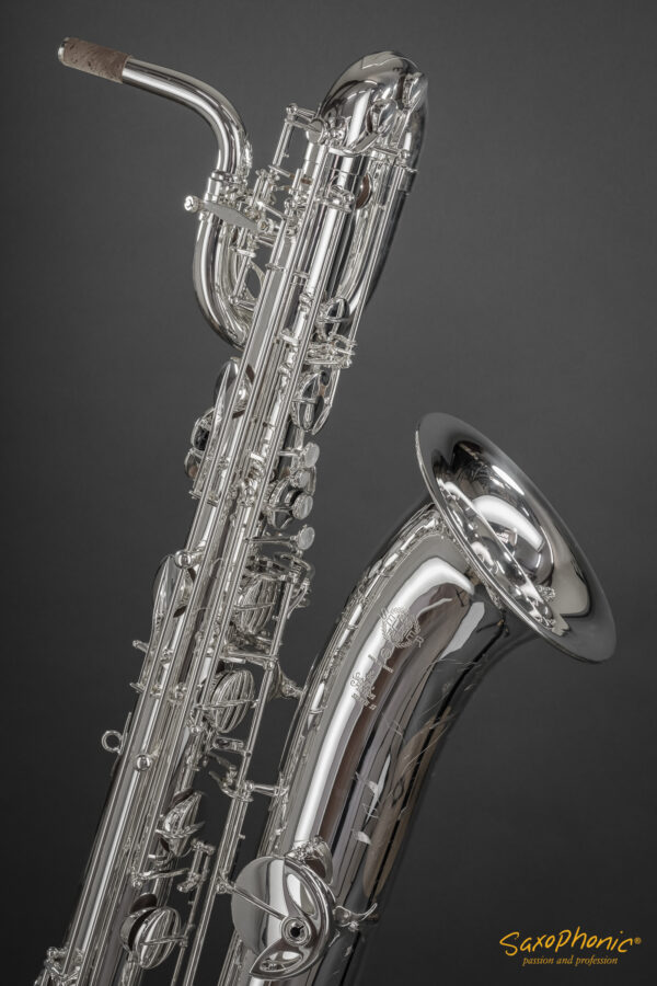 Baritone Saxophone SELMER Paris Super Action 80 II versilbert silver-plated Gravur engraving 843xxx