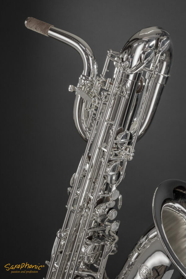 Baritone Saxophone SELMER Paris Super Action 80 II versilbert silver-plated Gravur engraving 843xxx