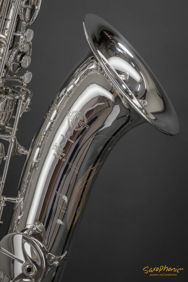 Baritone Saxophone SELMER Paris Super Action 80 II versilbert silver-plated Gravur engraving 843xxx