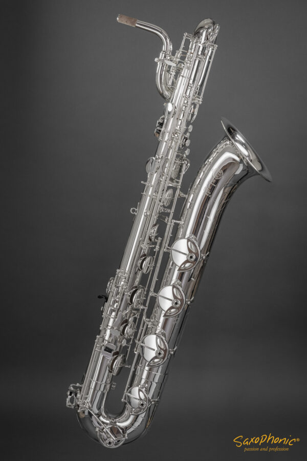 Baritone Saxophone SELMER Paris Super Action 80 II versilbert silver-plated Gravur engraving 843xxx