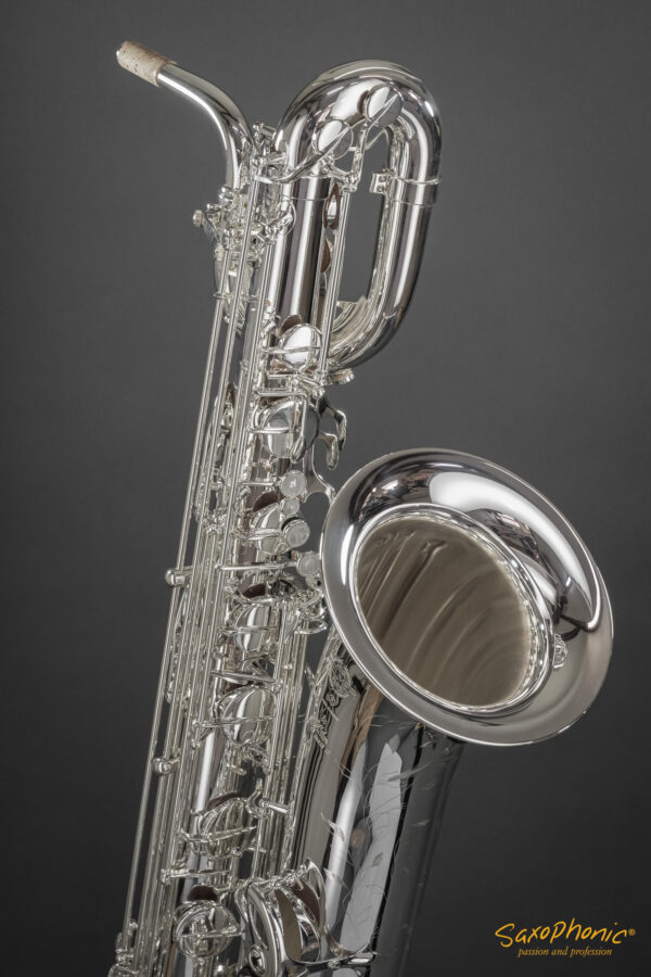 Baritone Saxophone SELMER Paris Super Action 80 II versilbert silver-plated Gravur engraving 843xxx