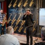 Saxophonist Noah Fischer Saxophonworkshop SELMER and Friends mit SAXOPHONIC Saxophonfachgeschäft, Saxophonhändler