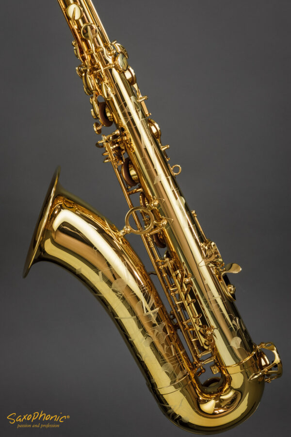 Tenor Saxophone SELMER Paris Signature dark gold lacquer dunkler Goldlack Art Deco Gravur engraving