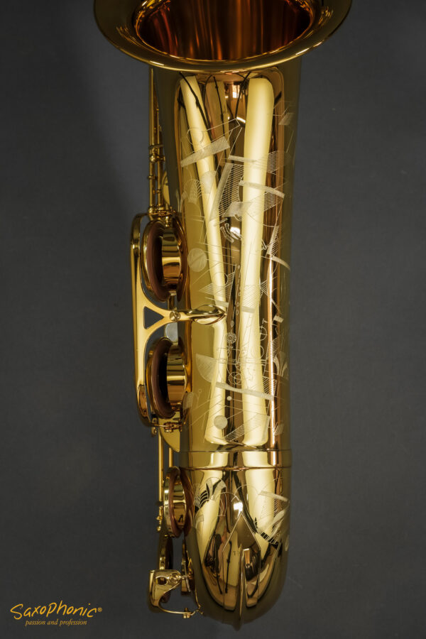 Tenor Saxophone SELMER Paris Signature dark gold lacquer dunkler Goldlack Art Deco Gravur engraving