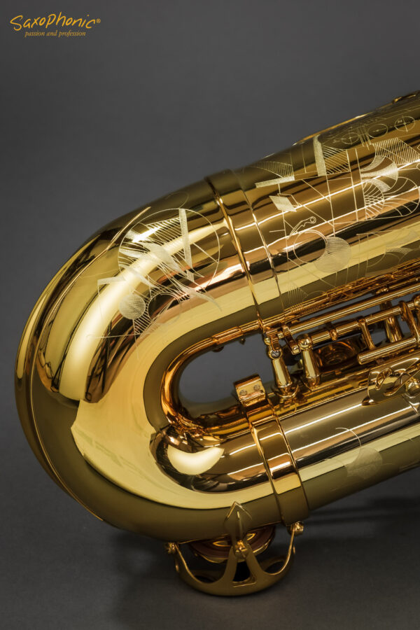 Tenor Saxophone SELMER Paris Signature dark gold lacquer dunkler Goldlack Art Deco Gravur engraving