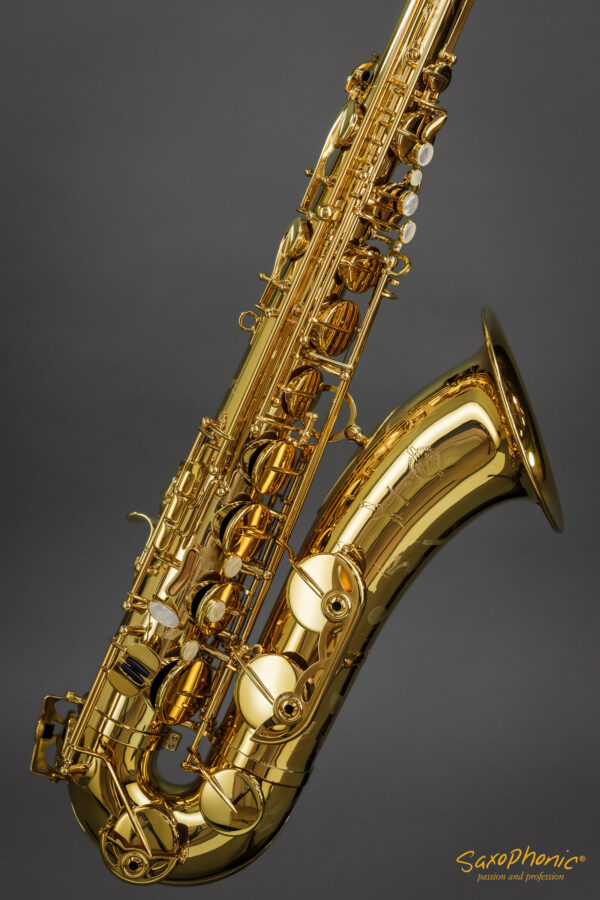 Tenor Saxophone SELMER Paris Signature dark gold lacquer dunkler Goldlack Art Deco Gravur engraving