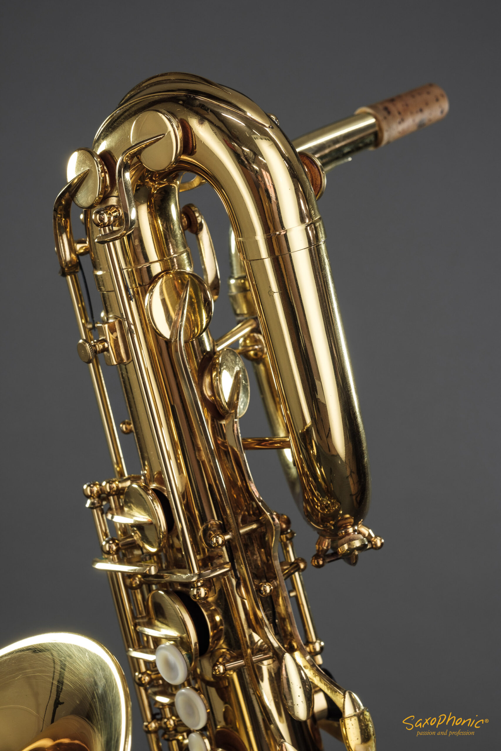 94XXX Baritone Saxophone Hammerschmidt low-A tief-A high F# hoch-F# used gebraucht top condition Top-Zustand #94861