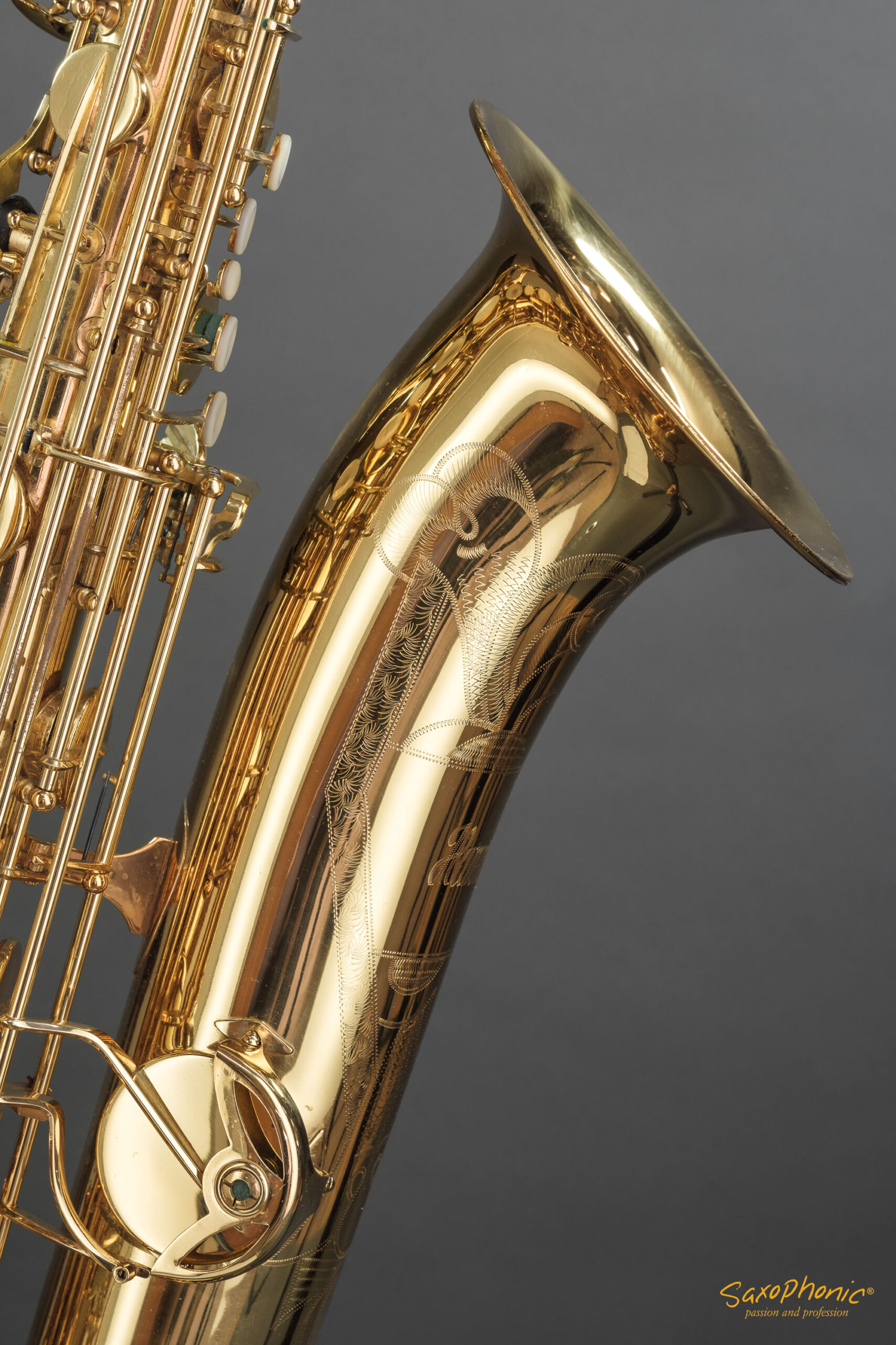 94XXX Baritone Saxophone Hammerschmidt low-A tief-A high F# hoch-F# used gebraucht top condition Top-Zustand #94861