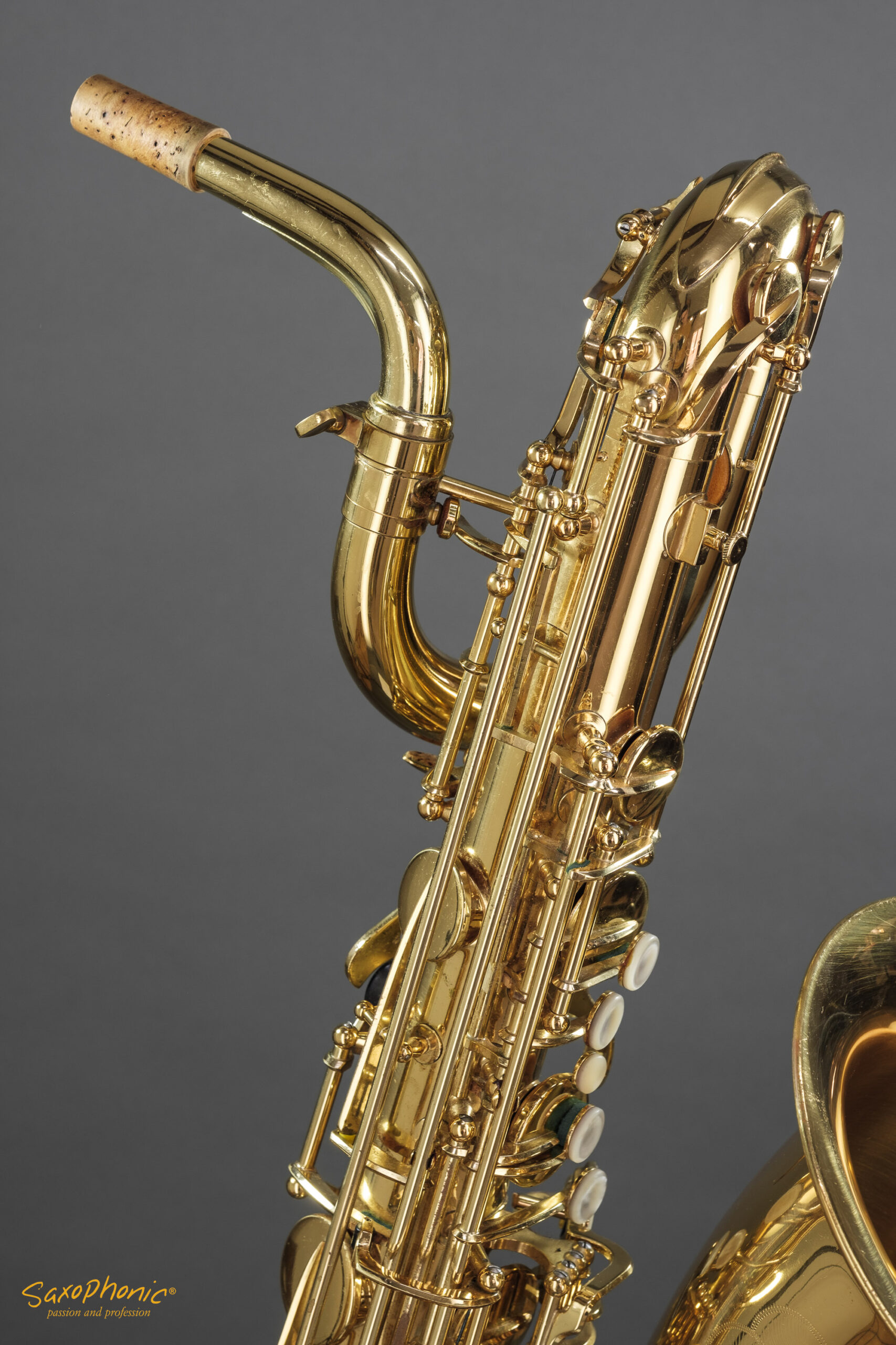 94XXX Baritone Saxophone Hammerschmidt low-A tief-A high F# hoch-F# used gebraucht top condition Top-Zustand #94861